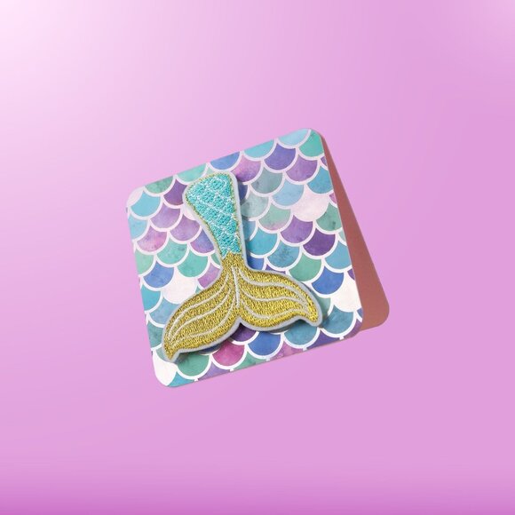 3D Mermaid Mini Card Set of 4 | Blank w/ Envelopes - Picture 5 of 6